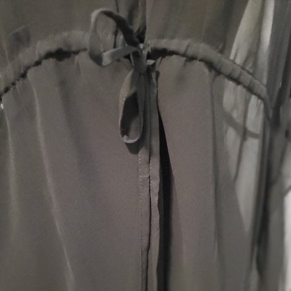 Just Class Swimsuit Cover-Ups w/ Tie Waist and Tassels Set of 2 - Picture 3 of 10